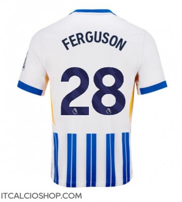 Brighton Evan Ferguson #28 Prima Maglia 2024-25 Manica Corta